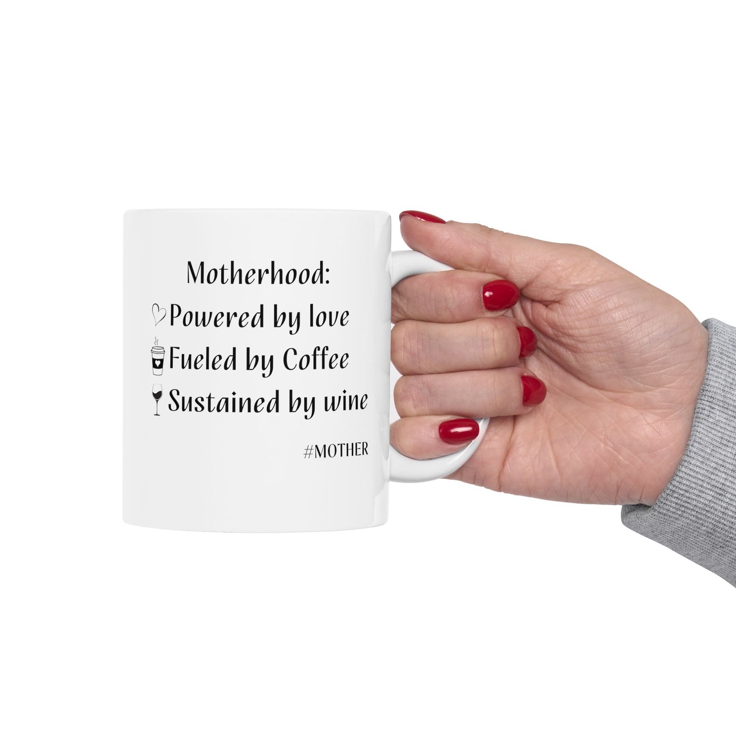 Motherhood Ceramic Mug, (11oz, 15oz)