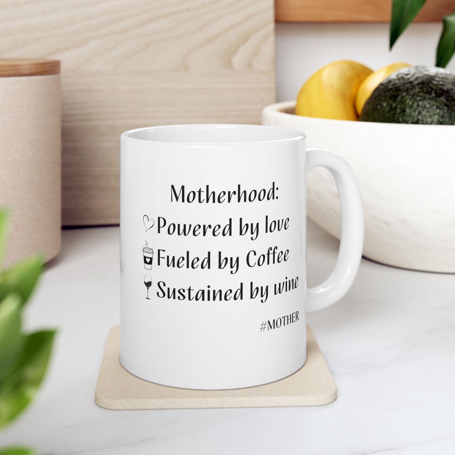 Motherhood Ceramic Mug, (11oz, 15oz)